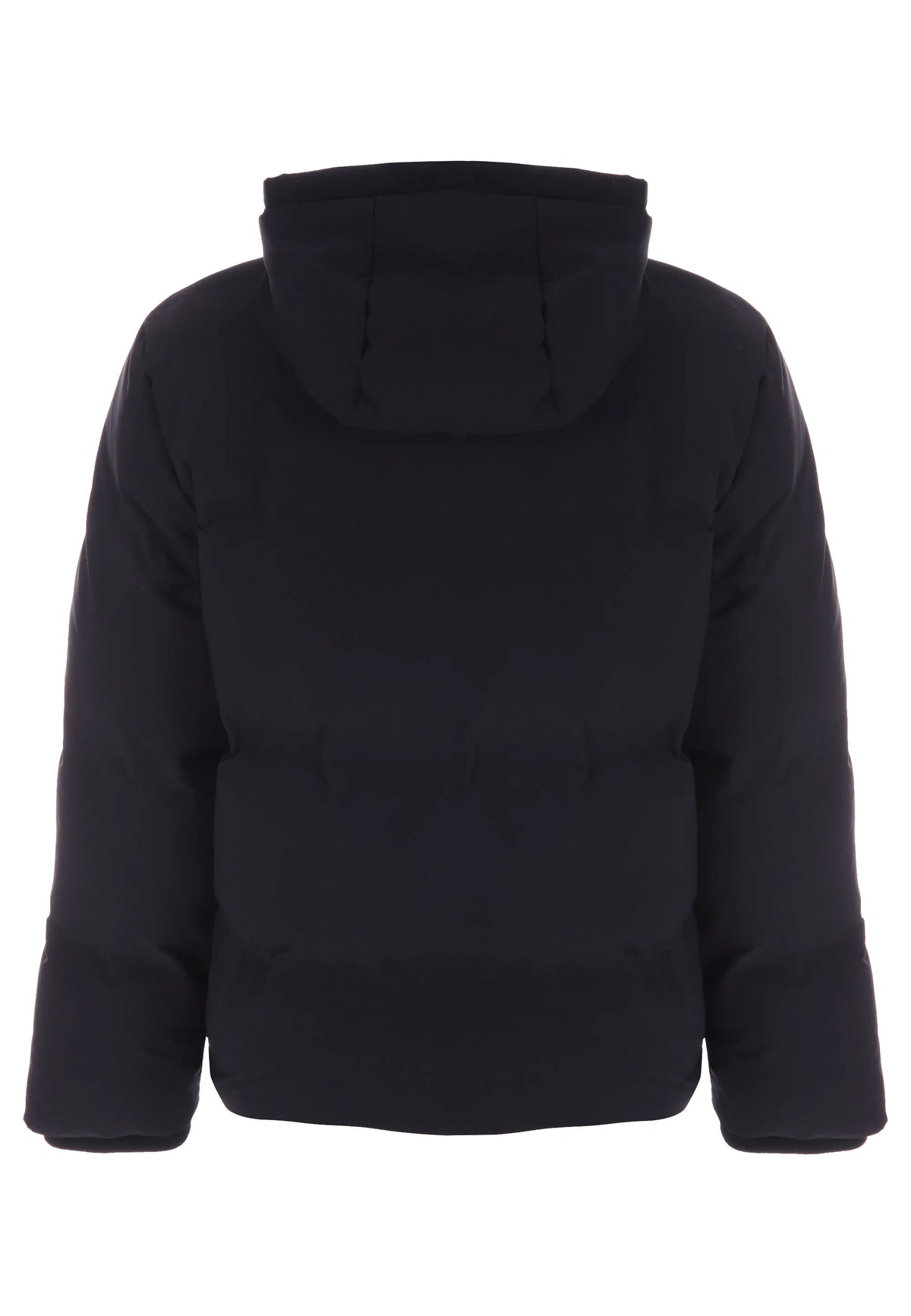 Older Boys Black Hooded Padded Jacket