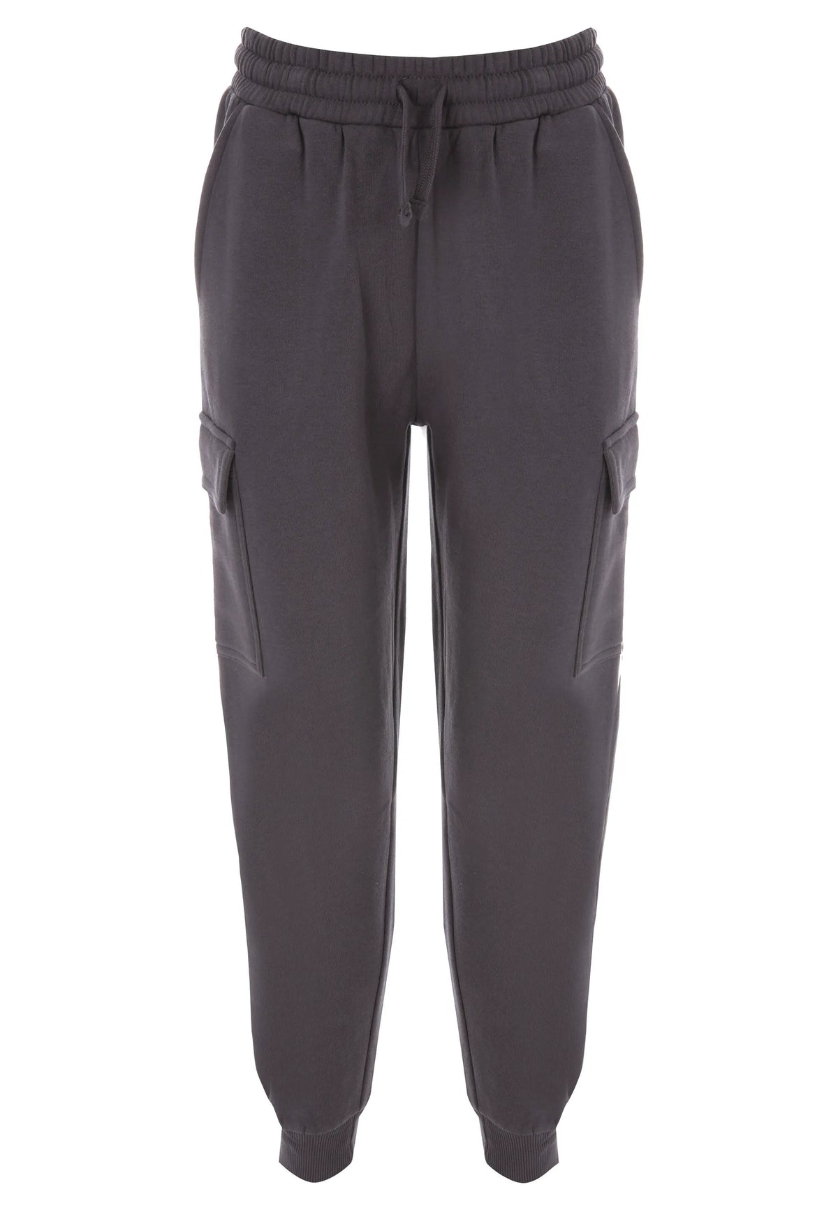 Older Boys Charcoal Cargo Pocket Joggers