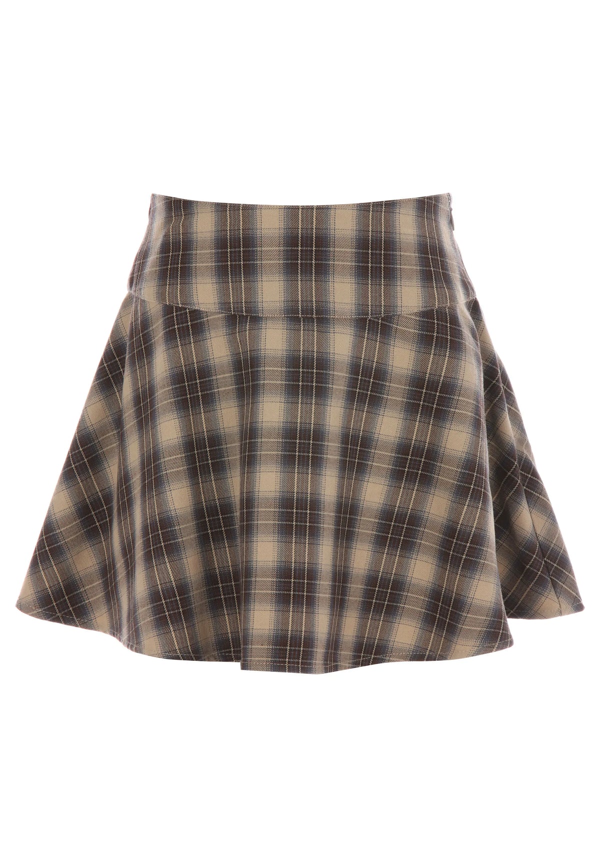 Older Girls Stone Check Flippy Skirt