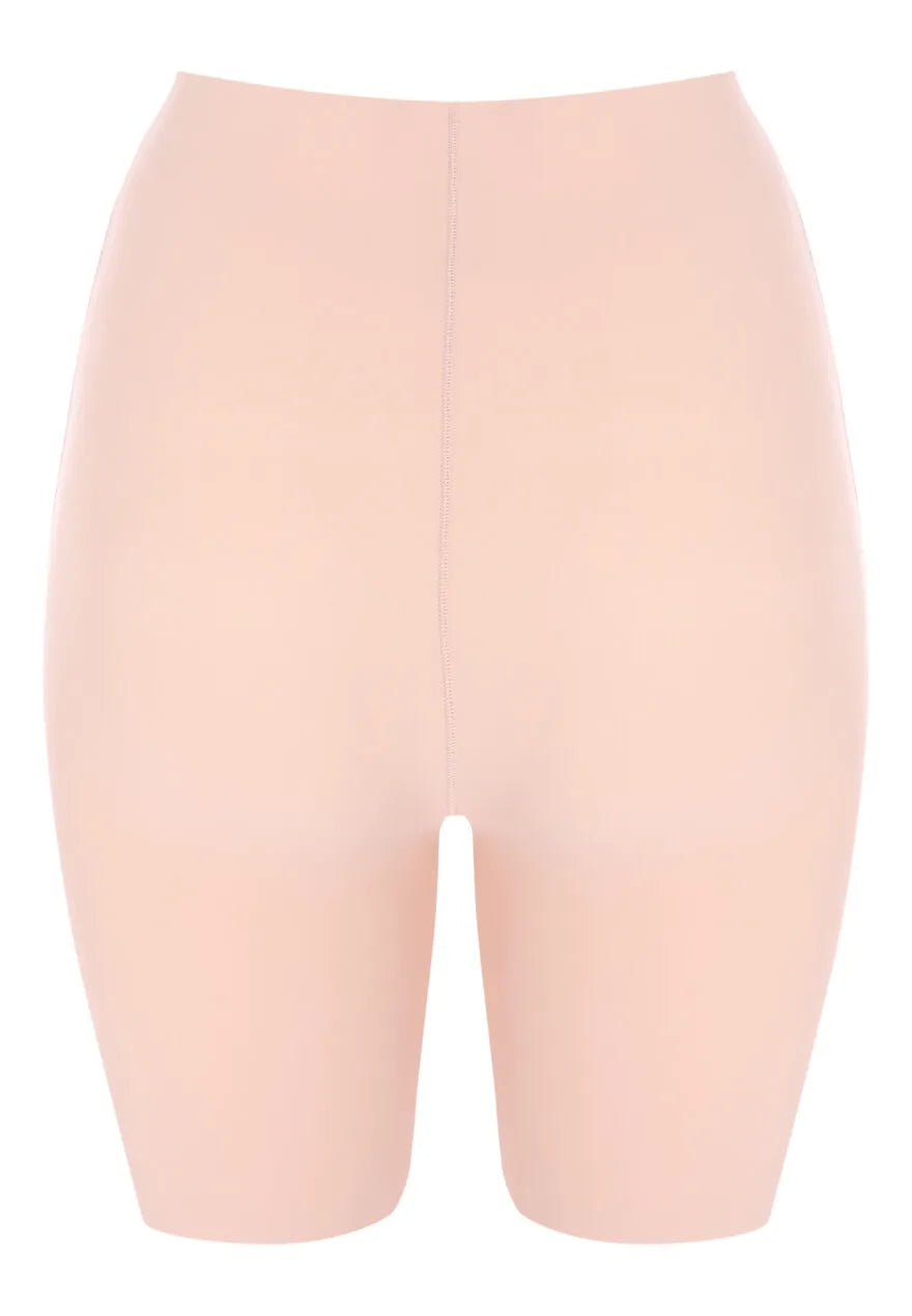 Womens Beige Light Support Control Shorts