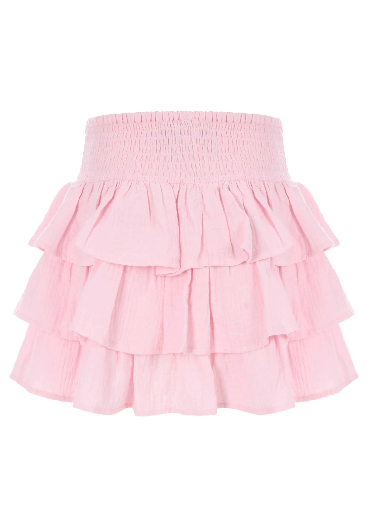 Older Girls Pink Cotton Ra-Ra Skirt