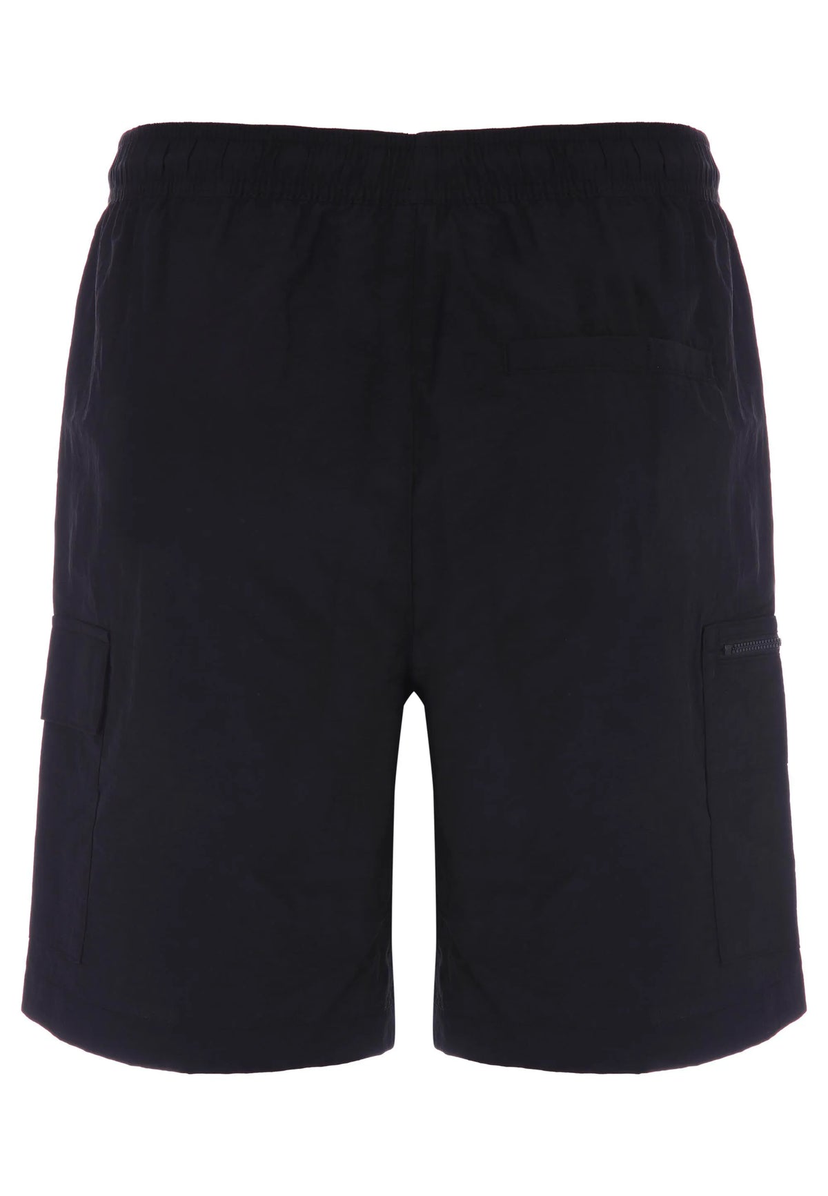 Mens Black Cargo Swim Shorts