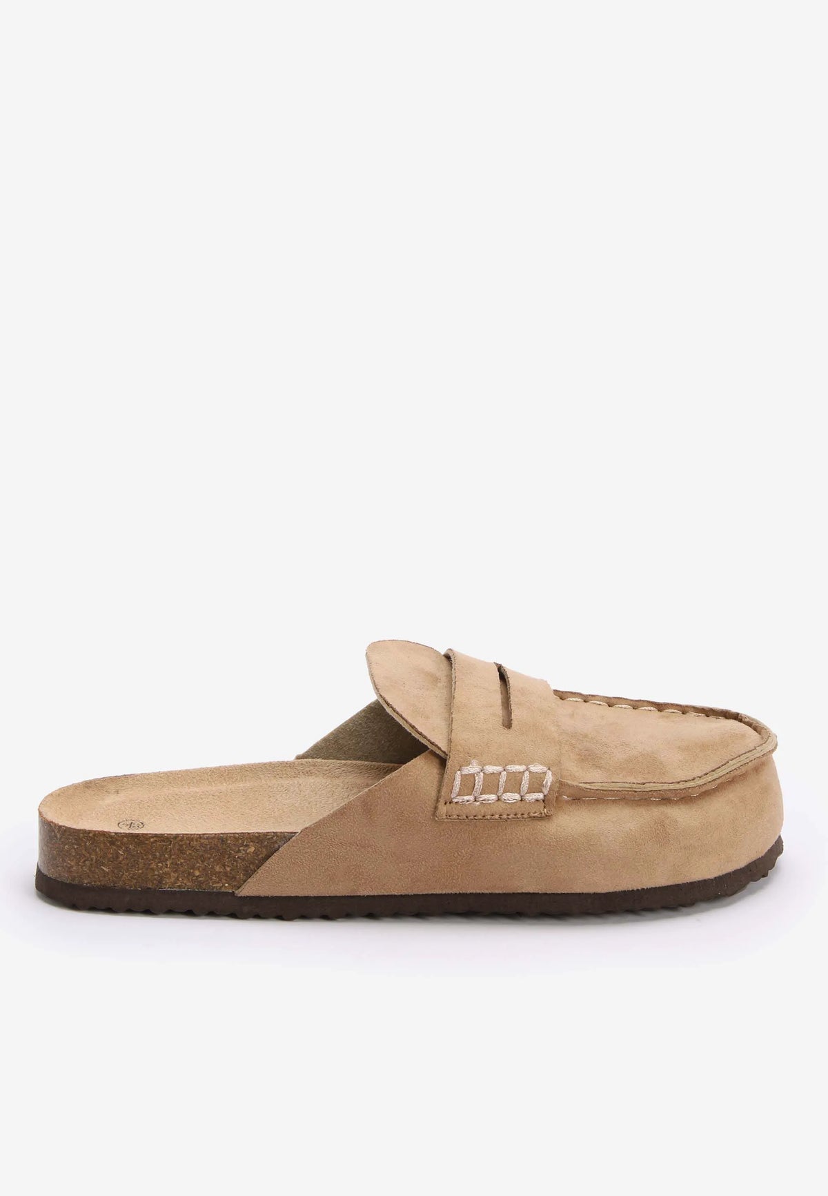 Womens Brown Loafer Clogs