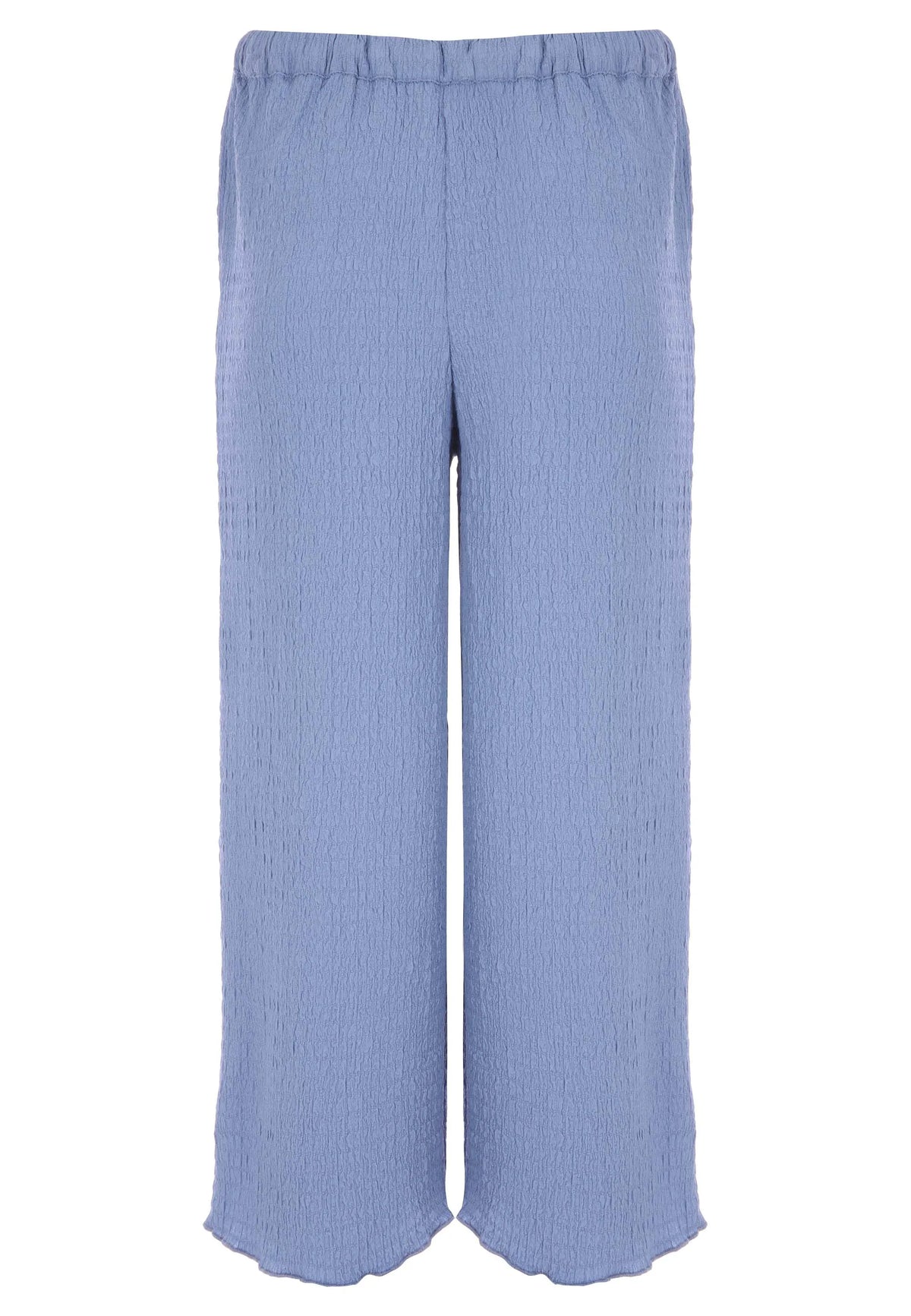 Older Girls Blue Plain Culotte Trousers