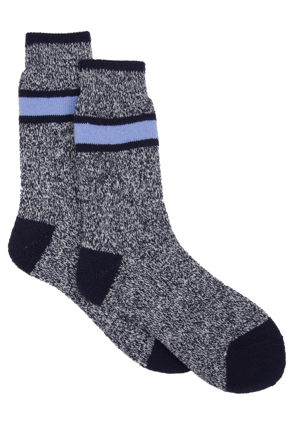 Mens 1pk Navy Chunky Thermal Ankle Socks