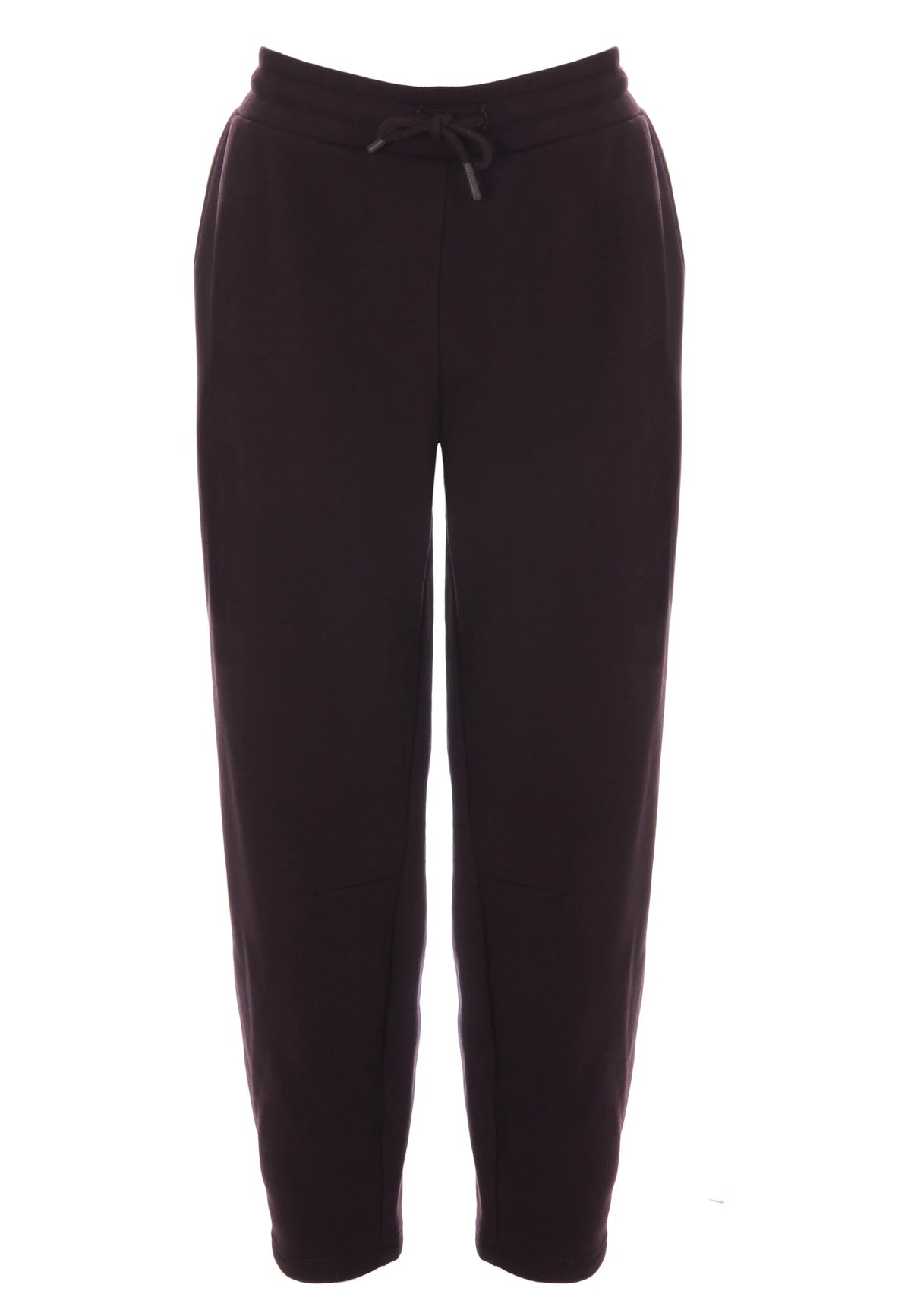 Womens Plum Cotton Rich Barrel Joggers