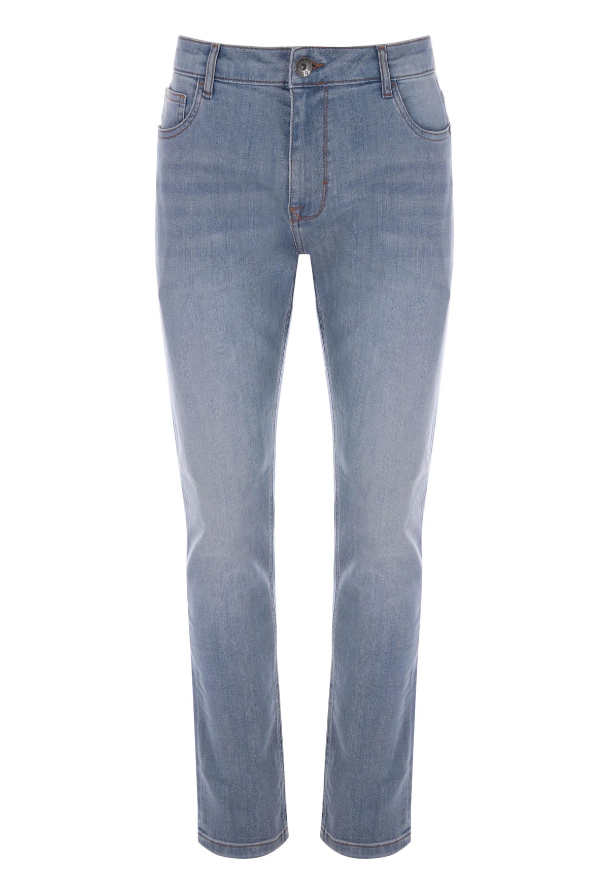 Mens Blue Vintage Slim Fit Jeans
