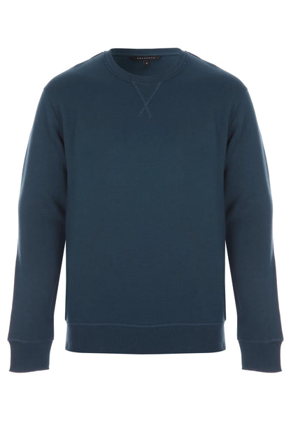 Mens Teal Cotton Rich Sweatshirt