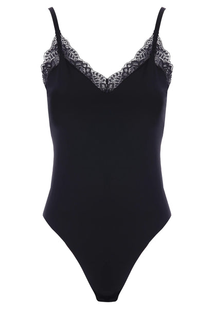 Womens Black Lace Smoothing Body