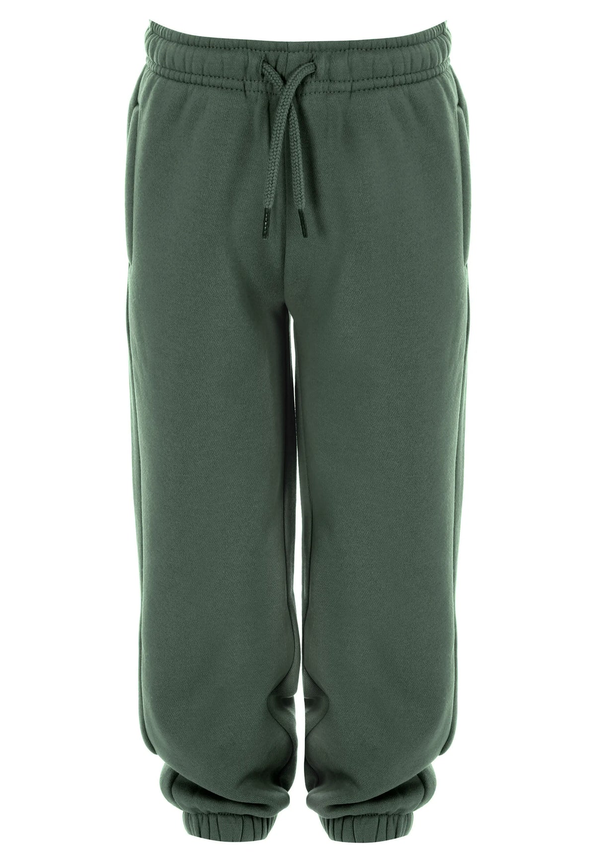 Younger Boys Dark Green Cotton Rich Joggers