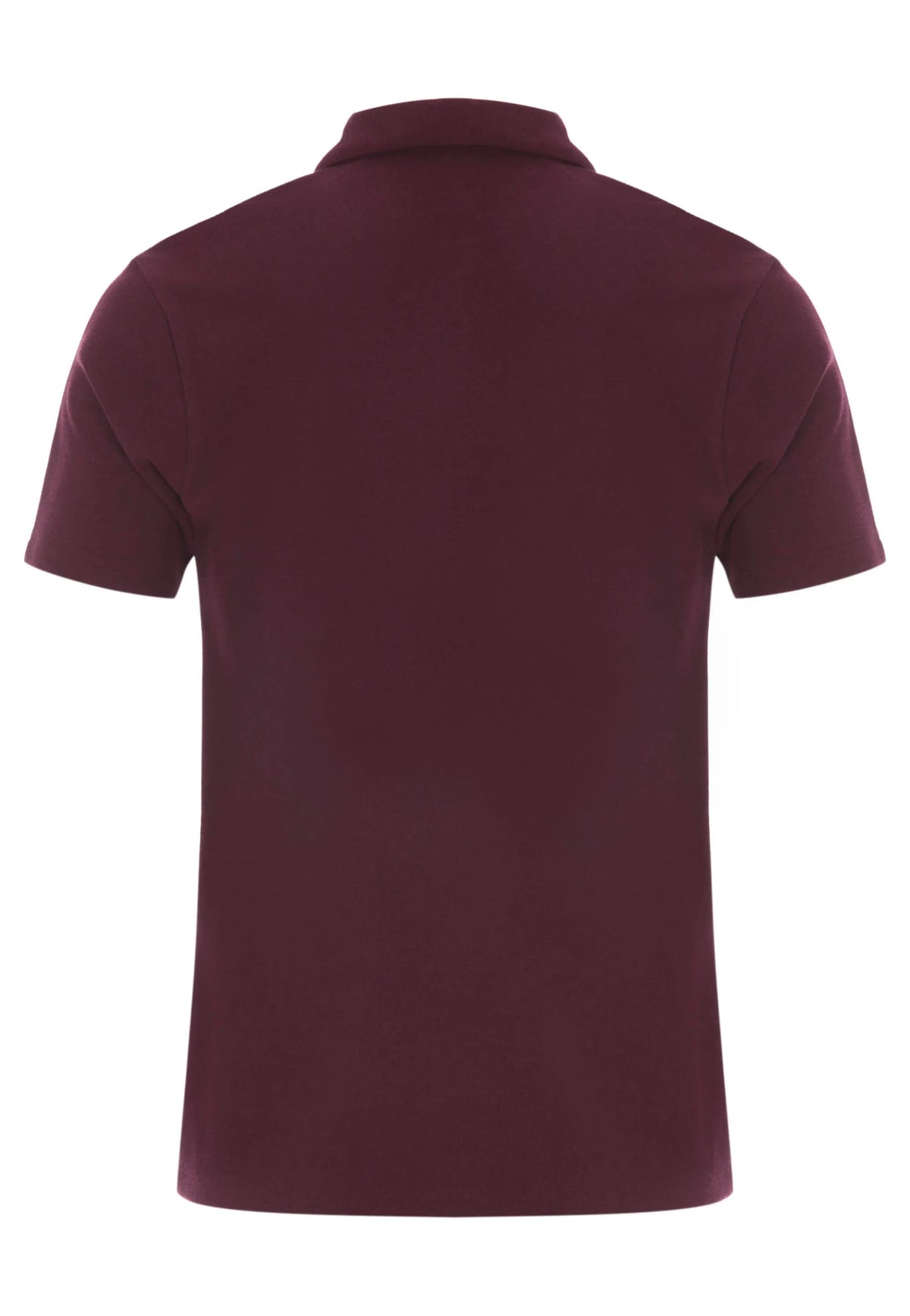Mens Purple Textured Polo Shirt