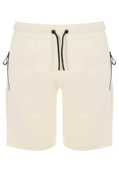 Mens Ecru Sports Sweat Shorts