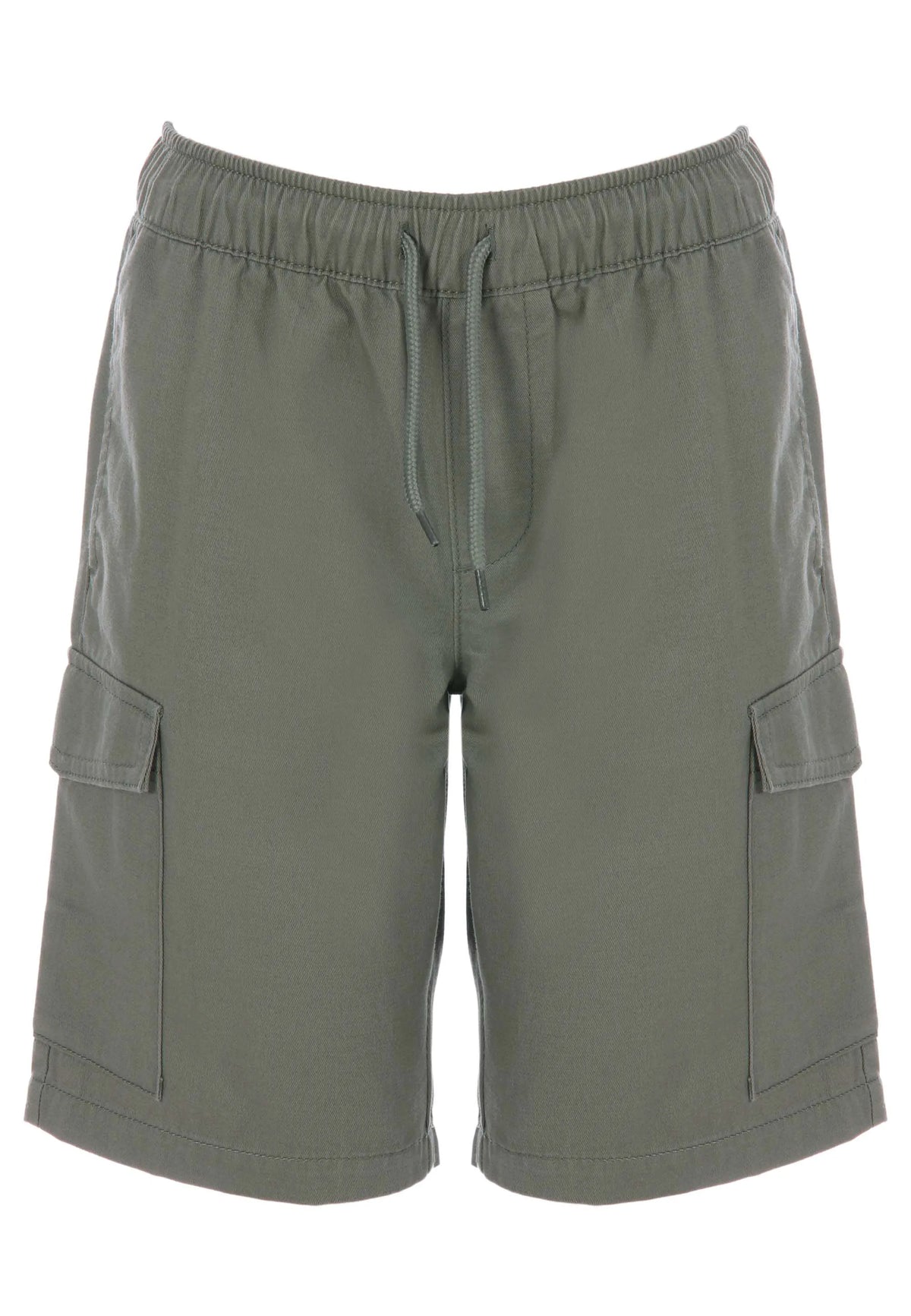 Older Boys Khaki Woven Cargo Shorts