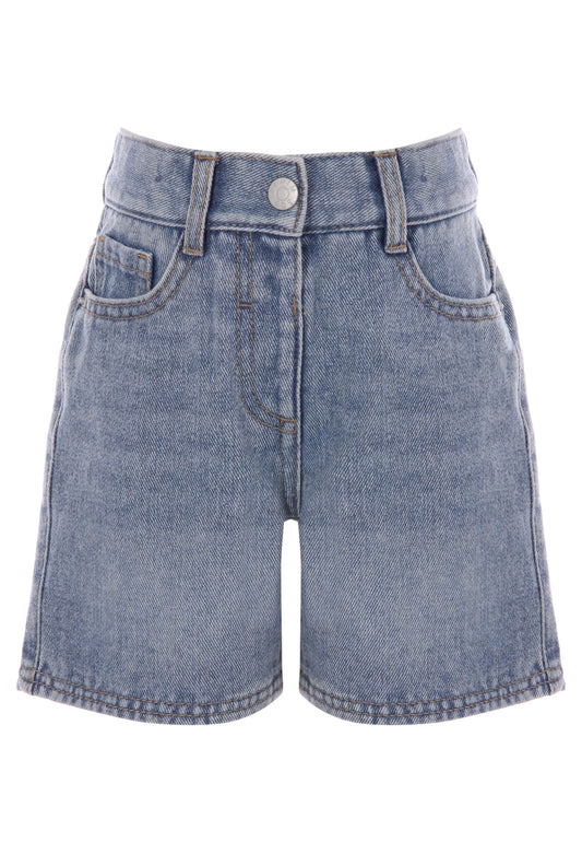 Younger Boys Blue Denim Shorts