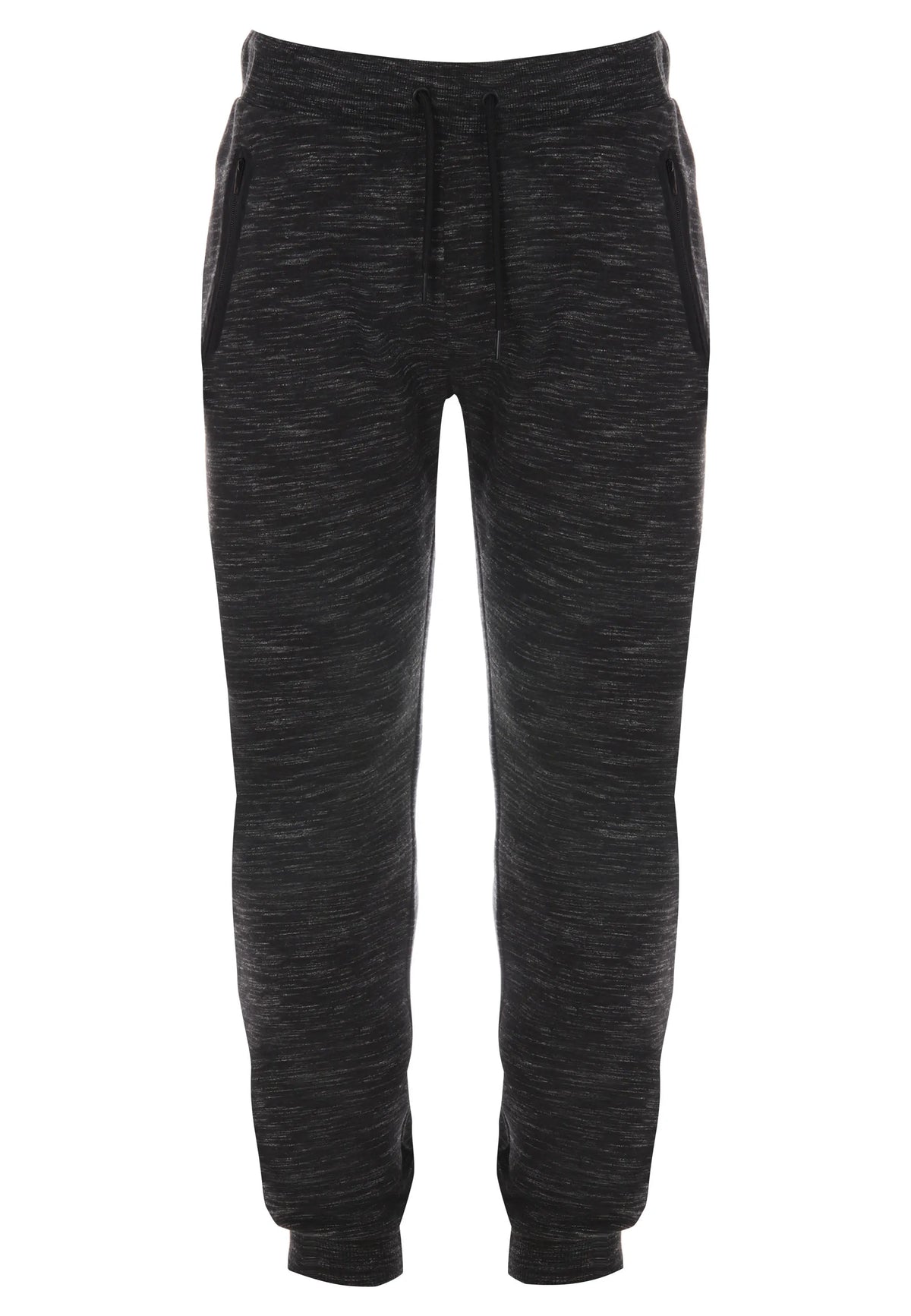 Mens Charcoal Textured Joggers