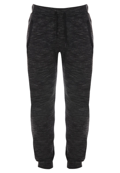 Mens Charcoal Textured Joggers
