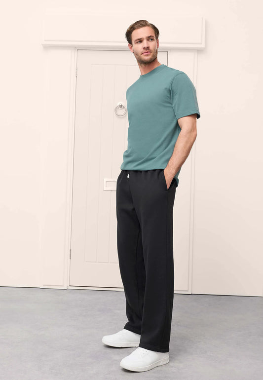 Mens Black Relaxed Fit Joggers