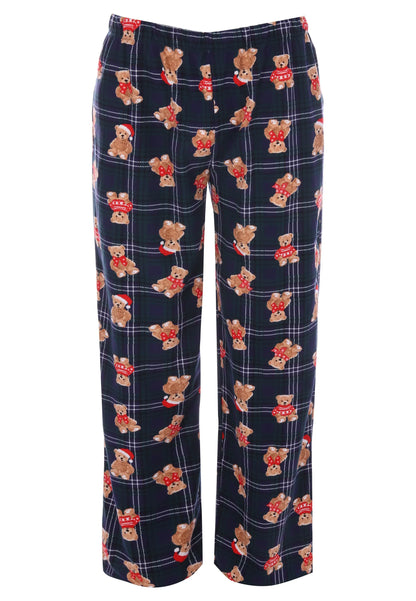 Mens Green Teddy Bear Family Pyjama Set