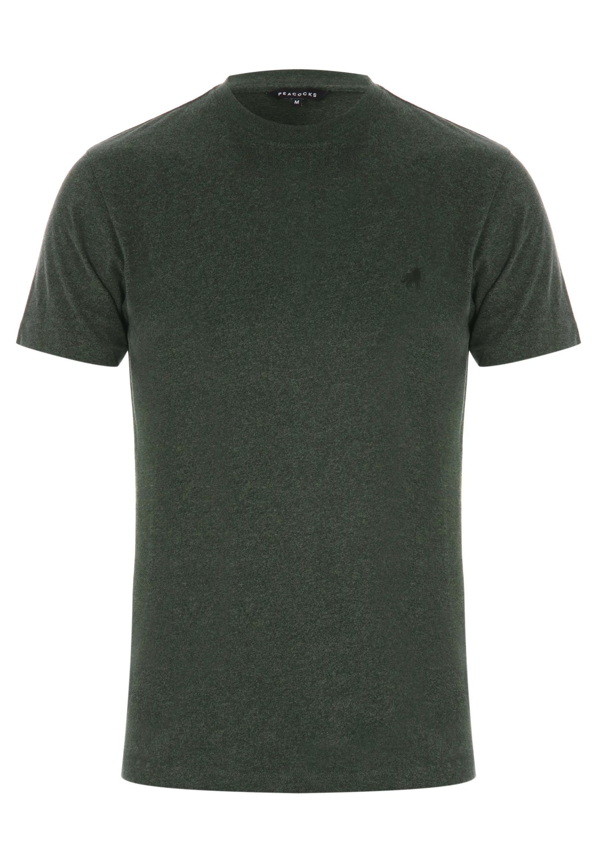 Mens Dark Green Cotton Rich T-Shirt