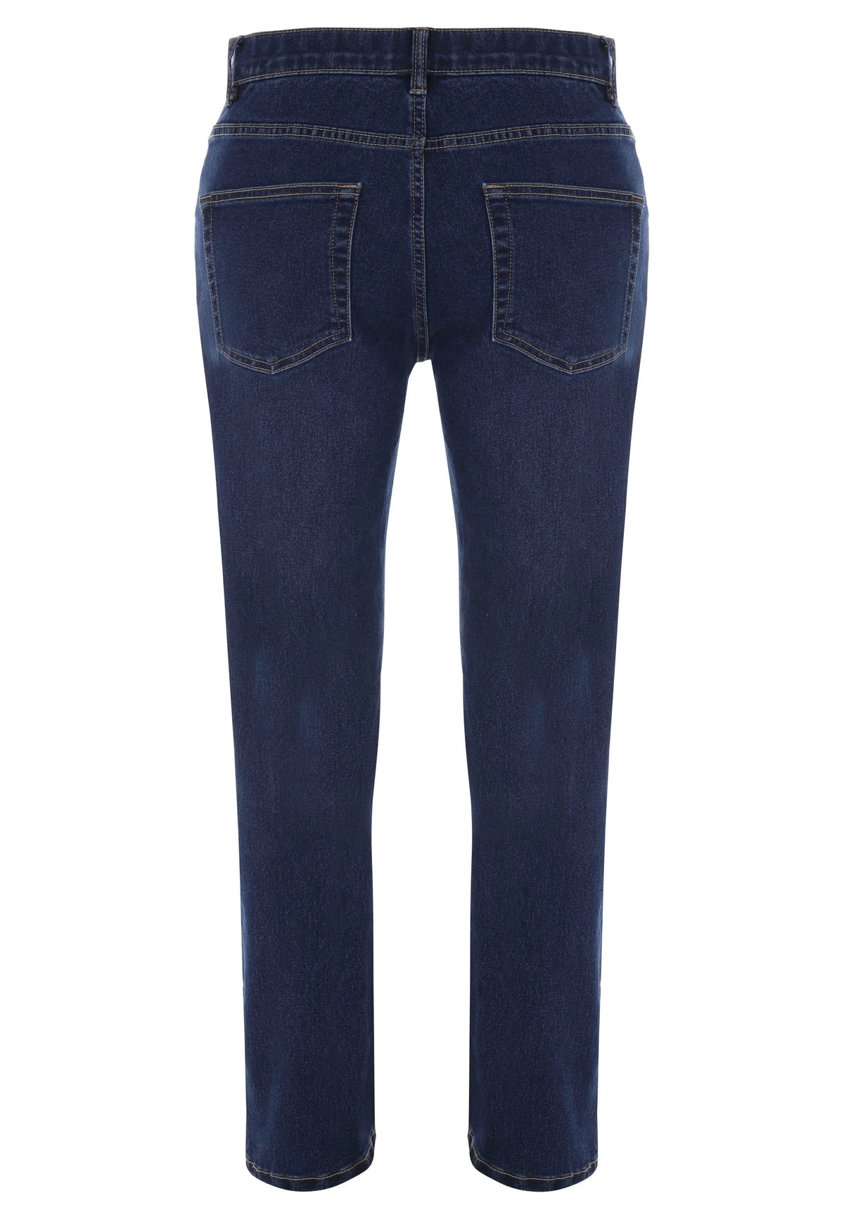 Mens Indigo Wash Straight Leg Jeans