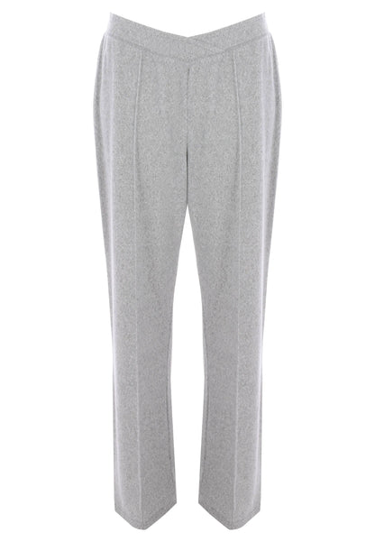 Womens Grey Soft Touch Wide Leg Bottoms