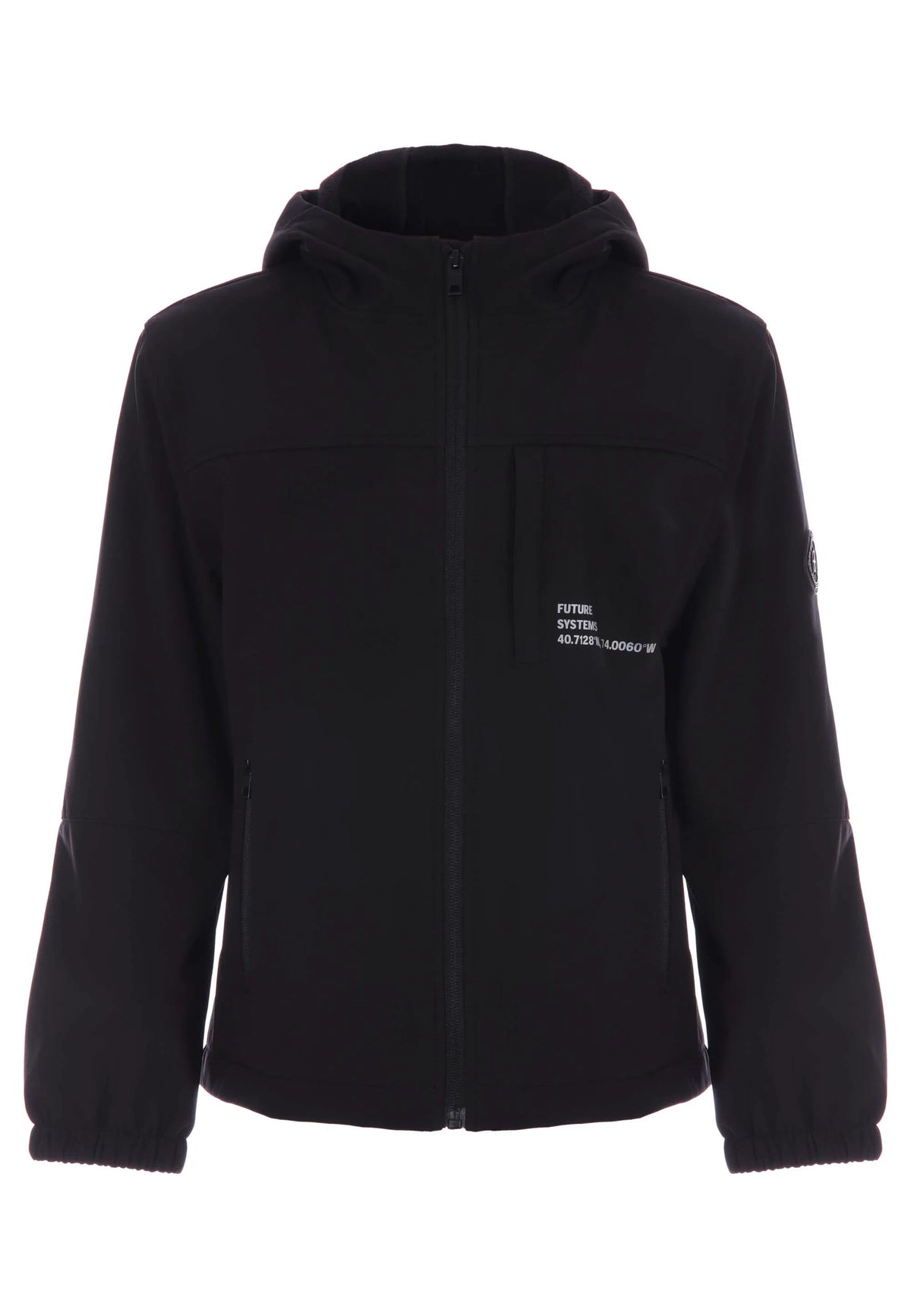 Older Boys Black Soft Shell Jacket