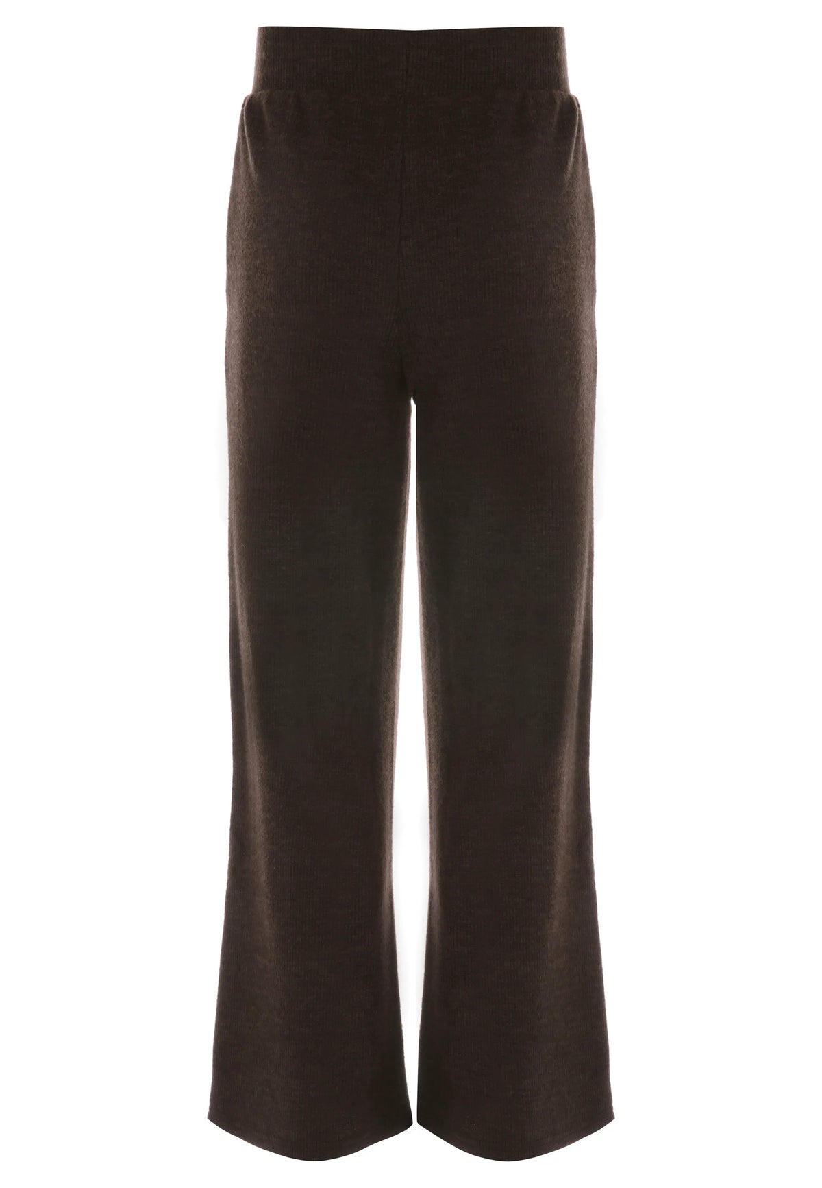 Older Girls Brown Cosy Wide Leg Joggers