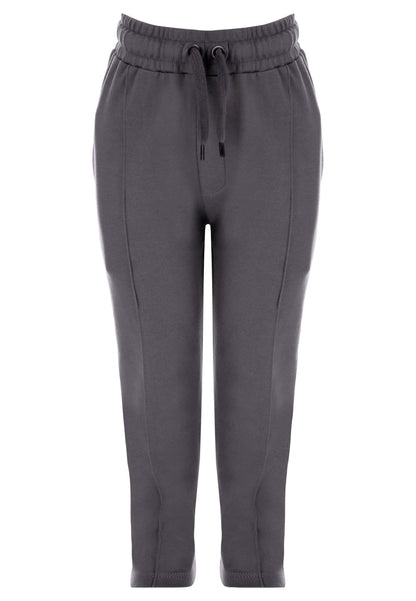 Younger Boys Charcoal Cotton Joggers