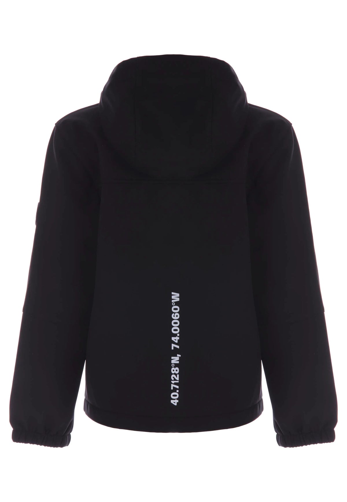 Older Boys Black Soft Shell Jacket