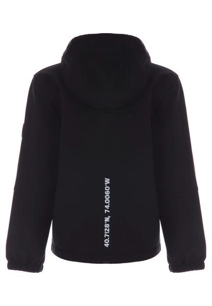 Older Boys Black Soft Shell Jacket
