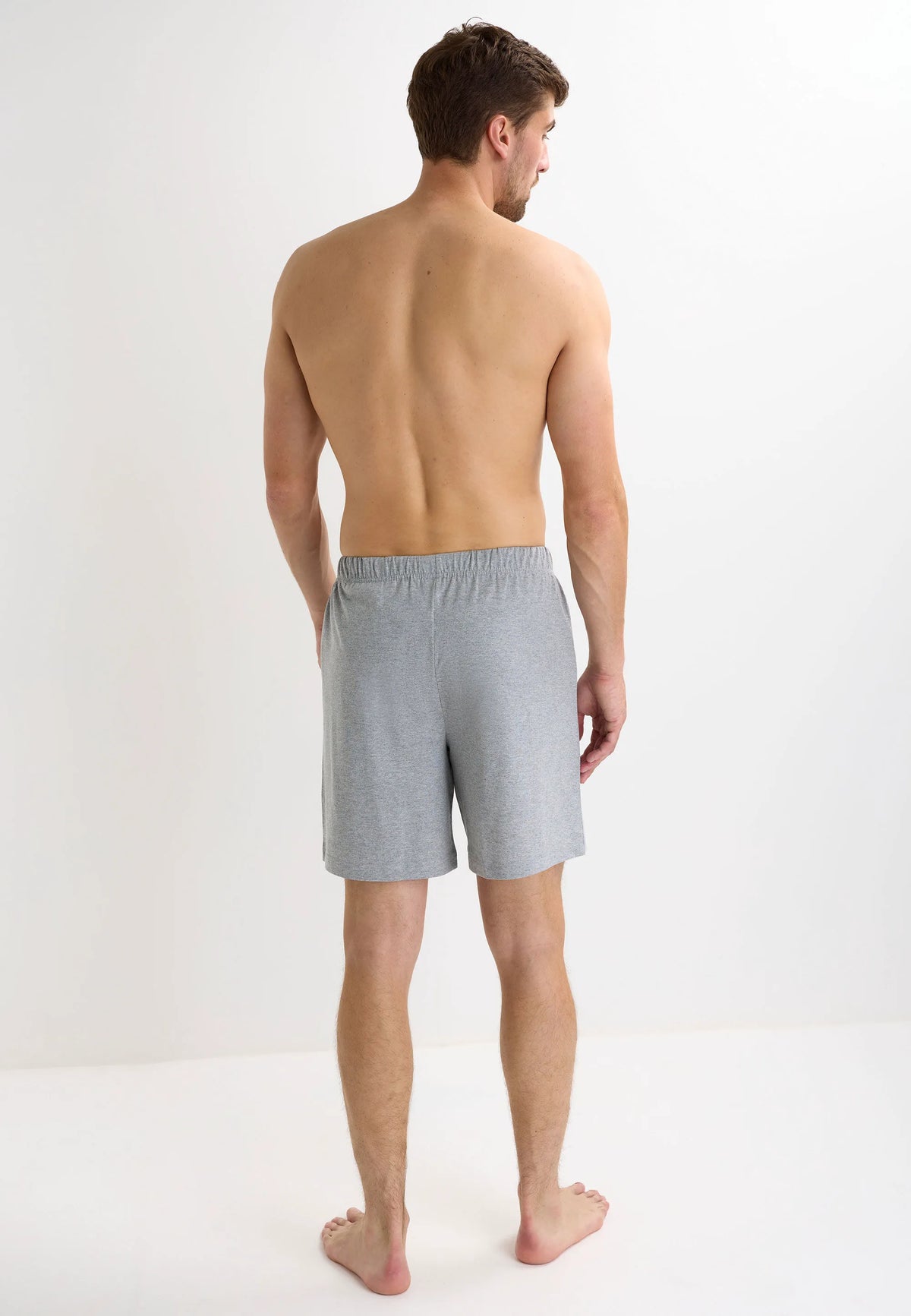Mens 2pk Grey & Navy Jersey Shorts