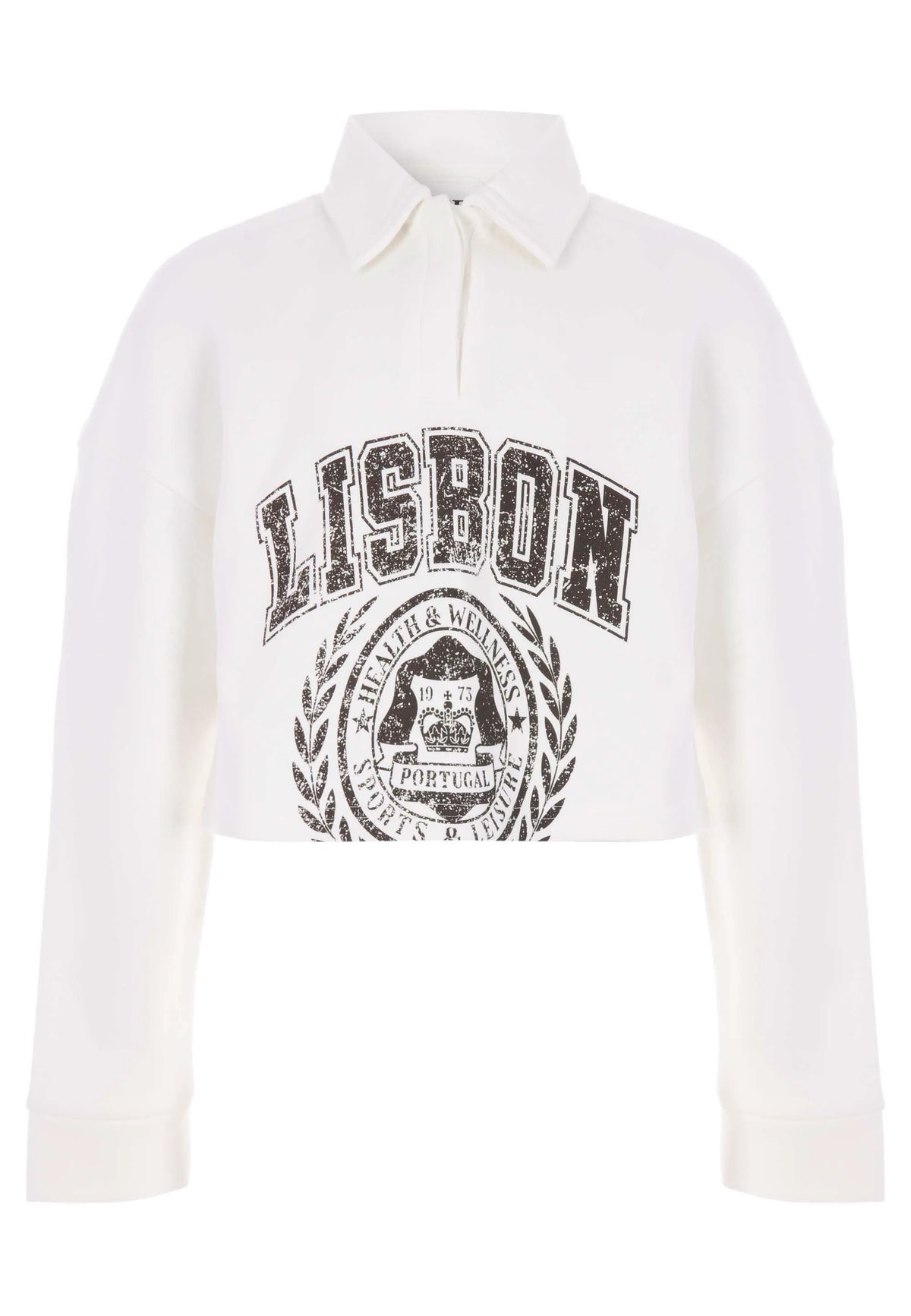 Older Girls Cream Rugby Sweatshirt Top