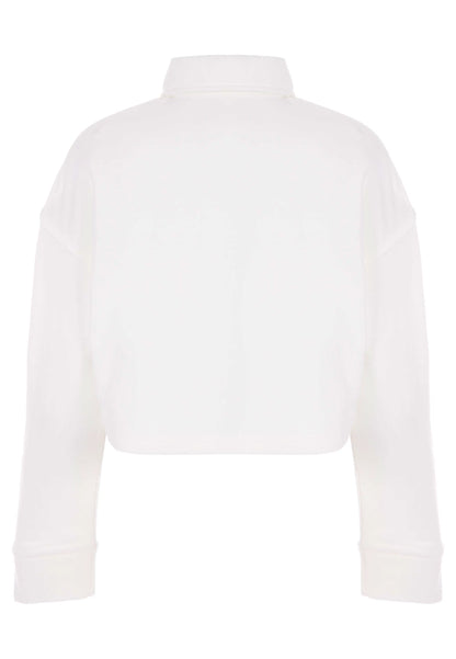 Older Girls Cream Rugby Sweatshirt Top