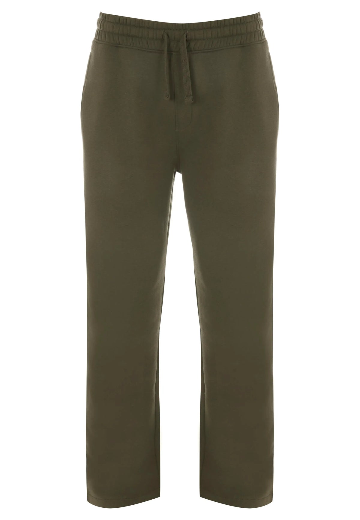 Mens Khaki Straight Fit Joggers