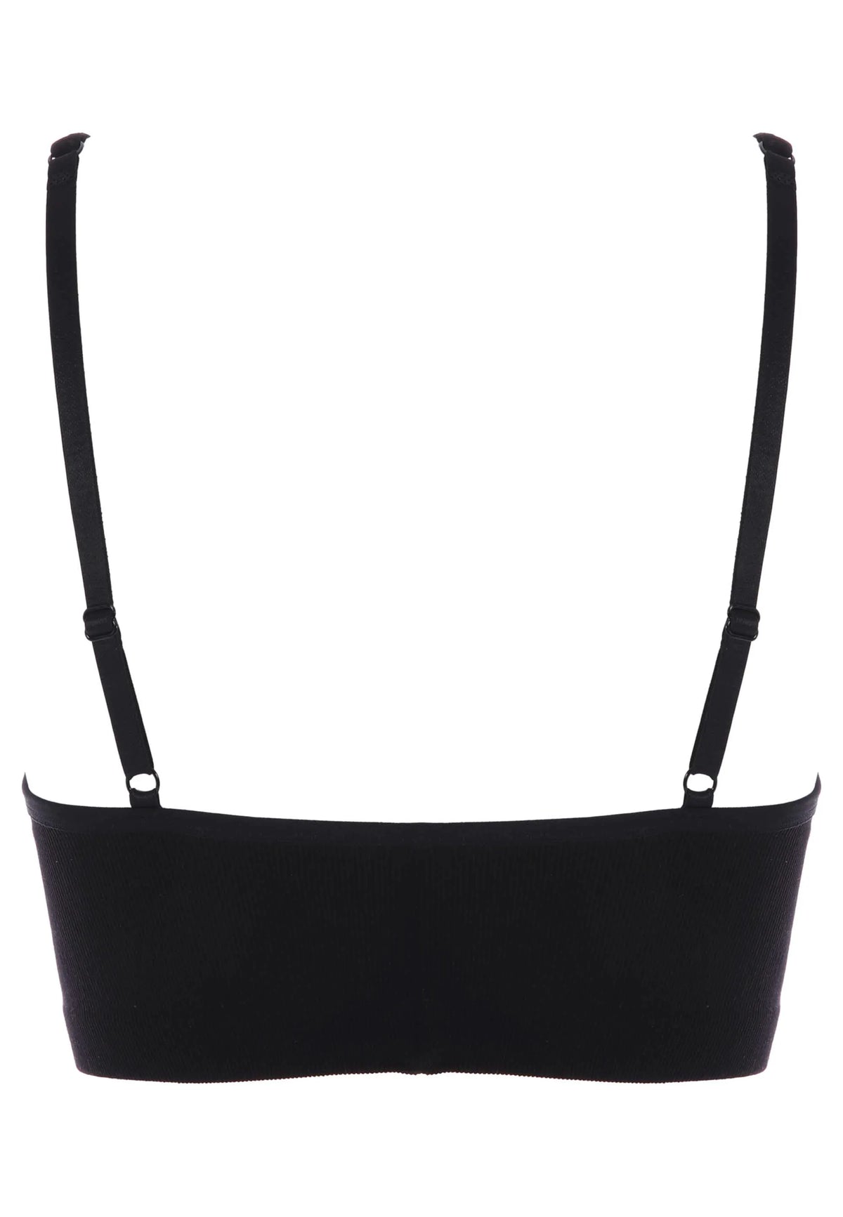 Womens Black Rose Seamless Comfort Bra