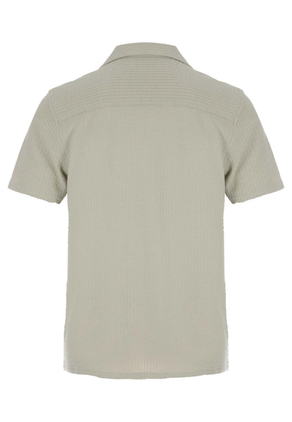 Mens Sage Textured Jersey Shirt