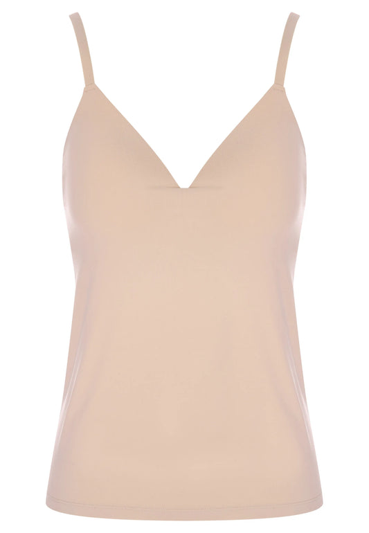 Womens Nude Bust Shelf Cami Vest