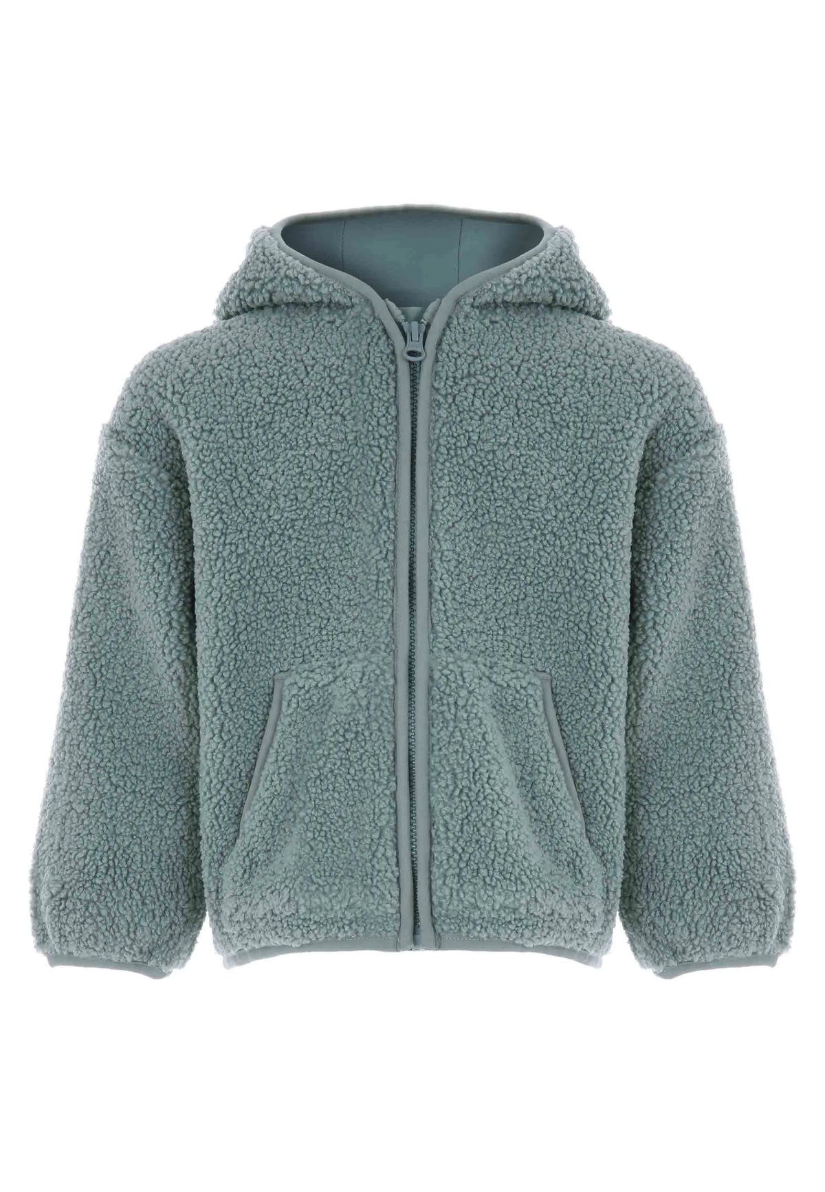 Younger Boys Green Borg Zip Through Jacket