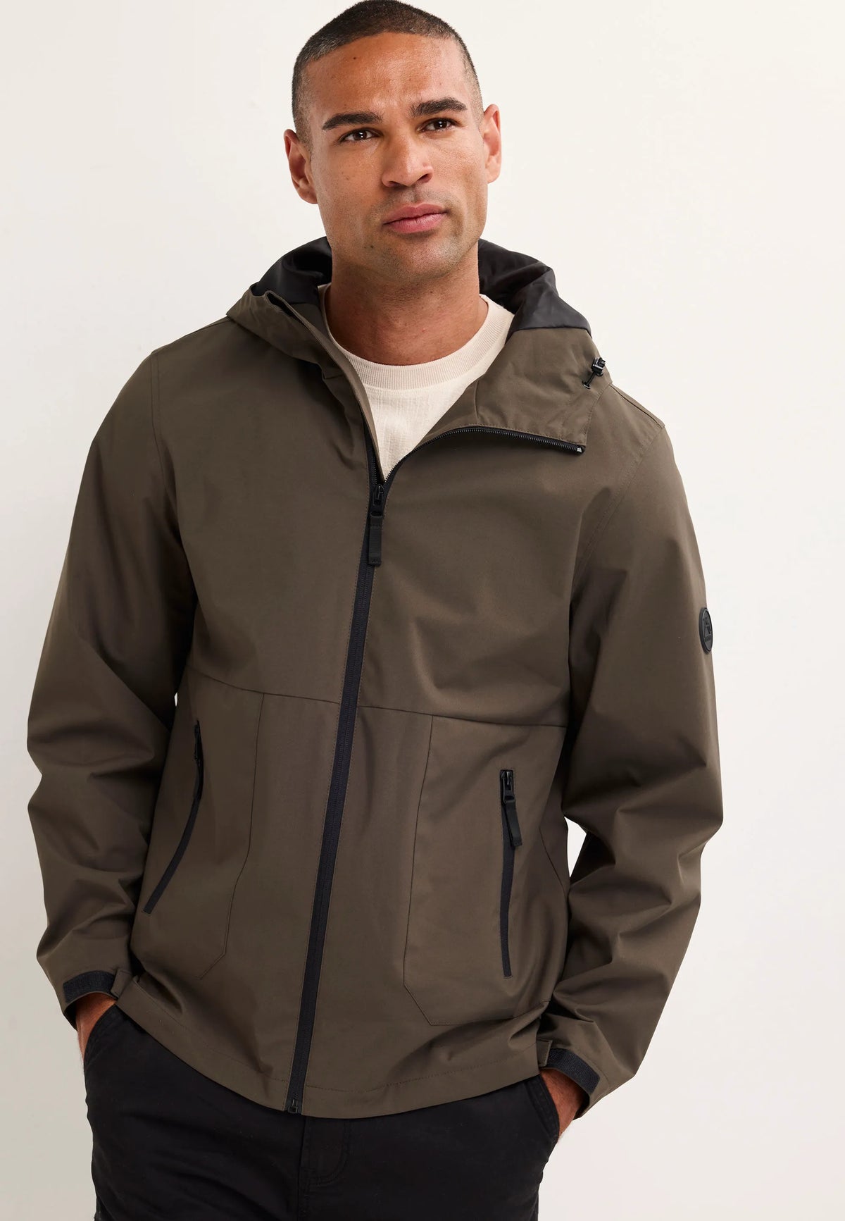 Mens Khaki Lightweight Jacket