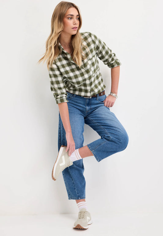 Womens Green Runner Square Trainers