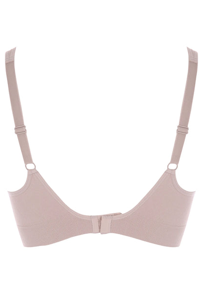 Womens Taupe Supersoft Comfort Bra