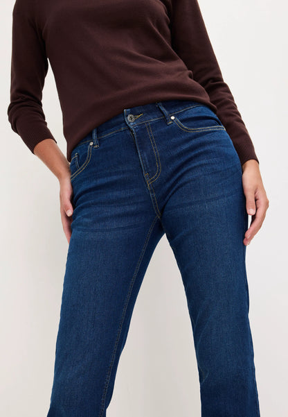 Womens Indigo Slim Leg Jeans