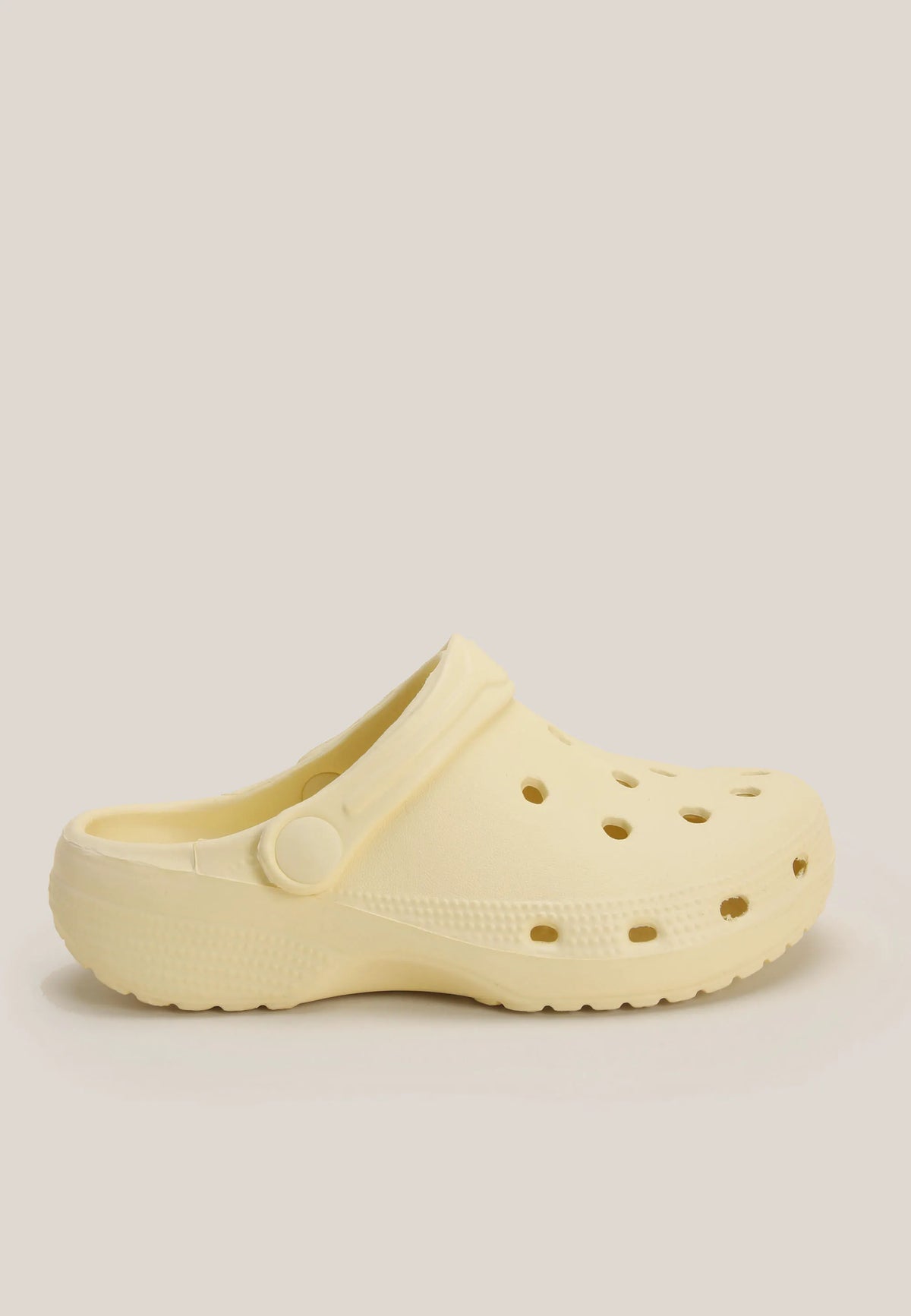 Girls Yellow Clog Sandals
