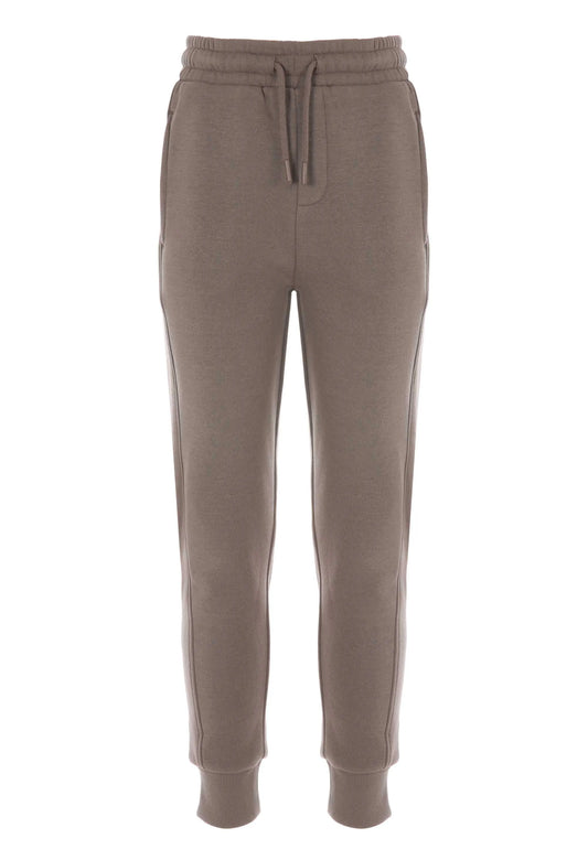 Older Boys Light Brown Plain Joggers