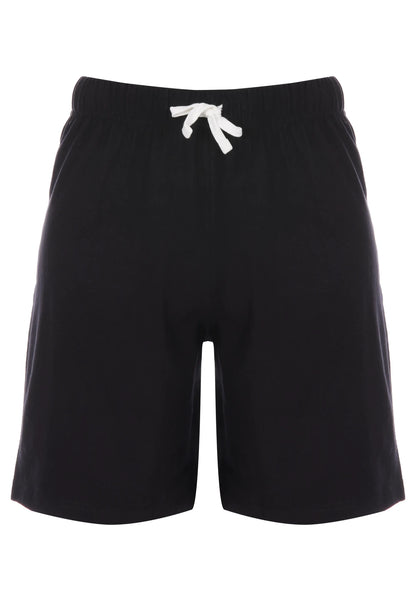 Mens Cream Stripe Short Pyjama Set