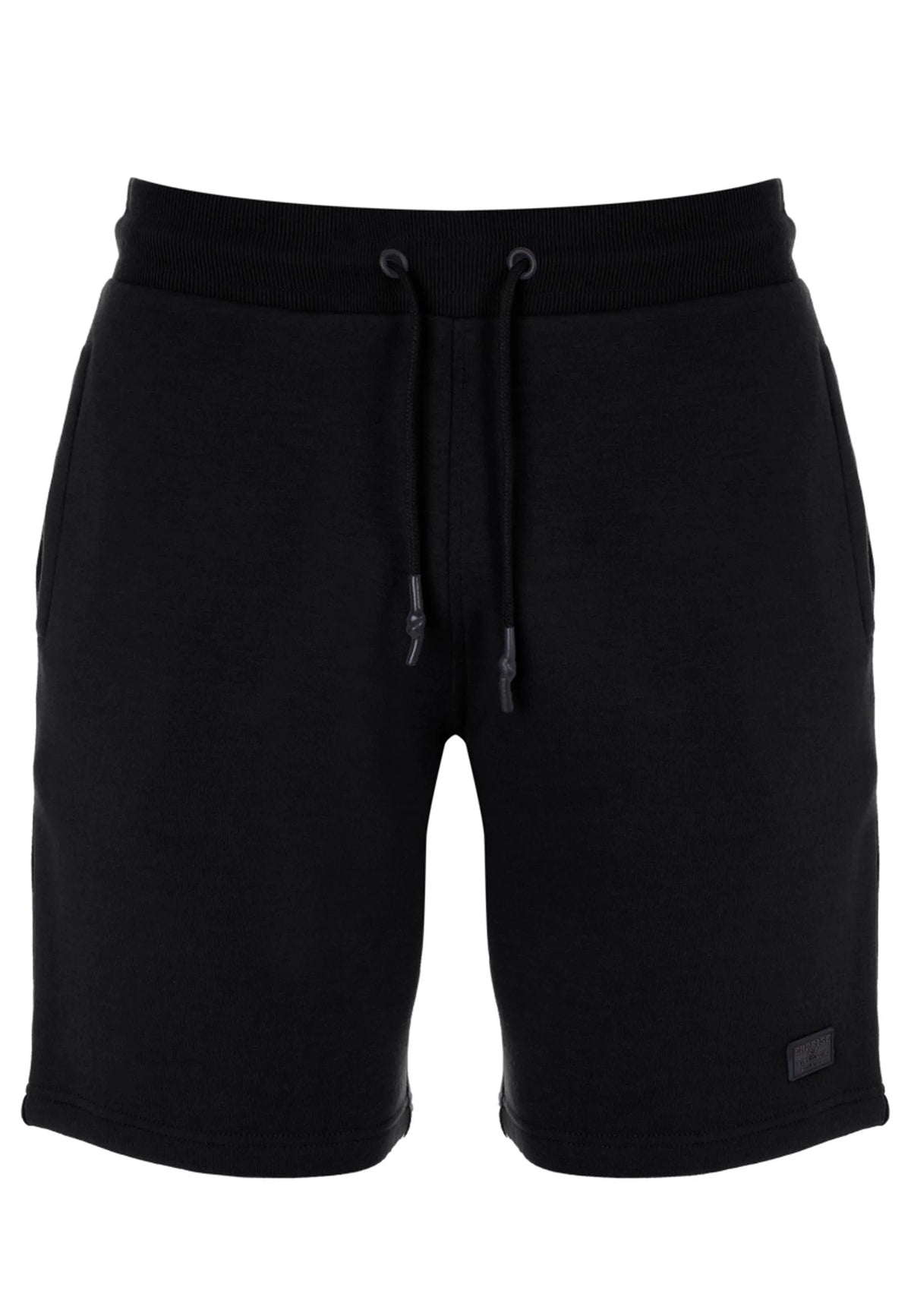 Mens Black Casual Drawstring Sweat Shorts