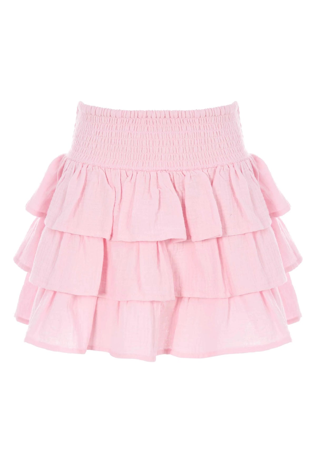 Older Girls Pink Cotton Ra-Ra Skirt