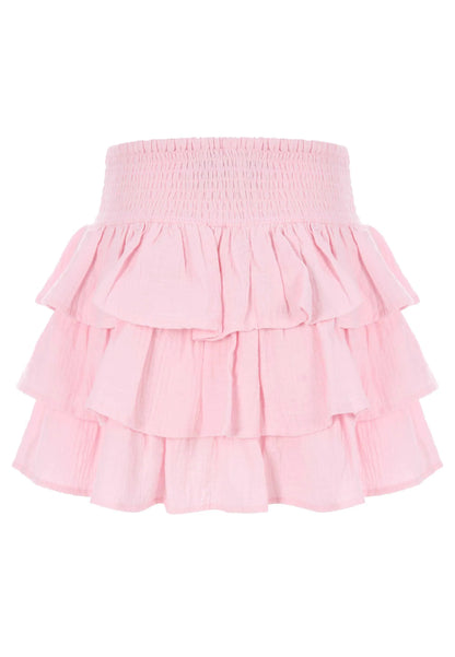 Older Girls Pink Cotton Ra-Ra Skirt