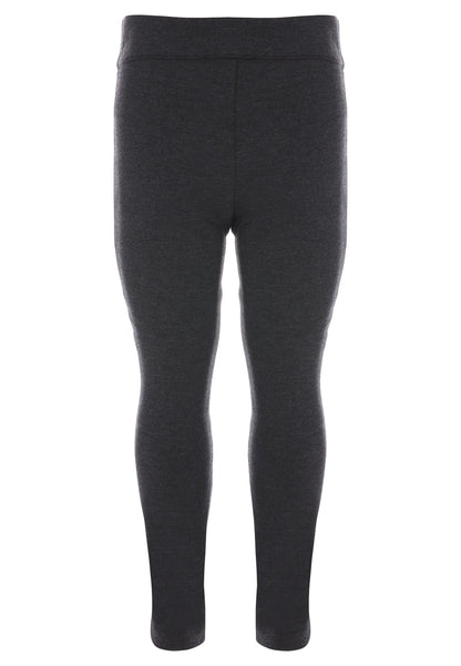 Girls Charcoal Grey Ponte School Trousers