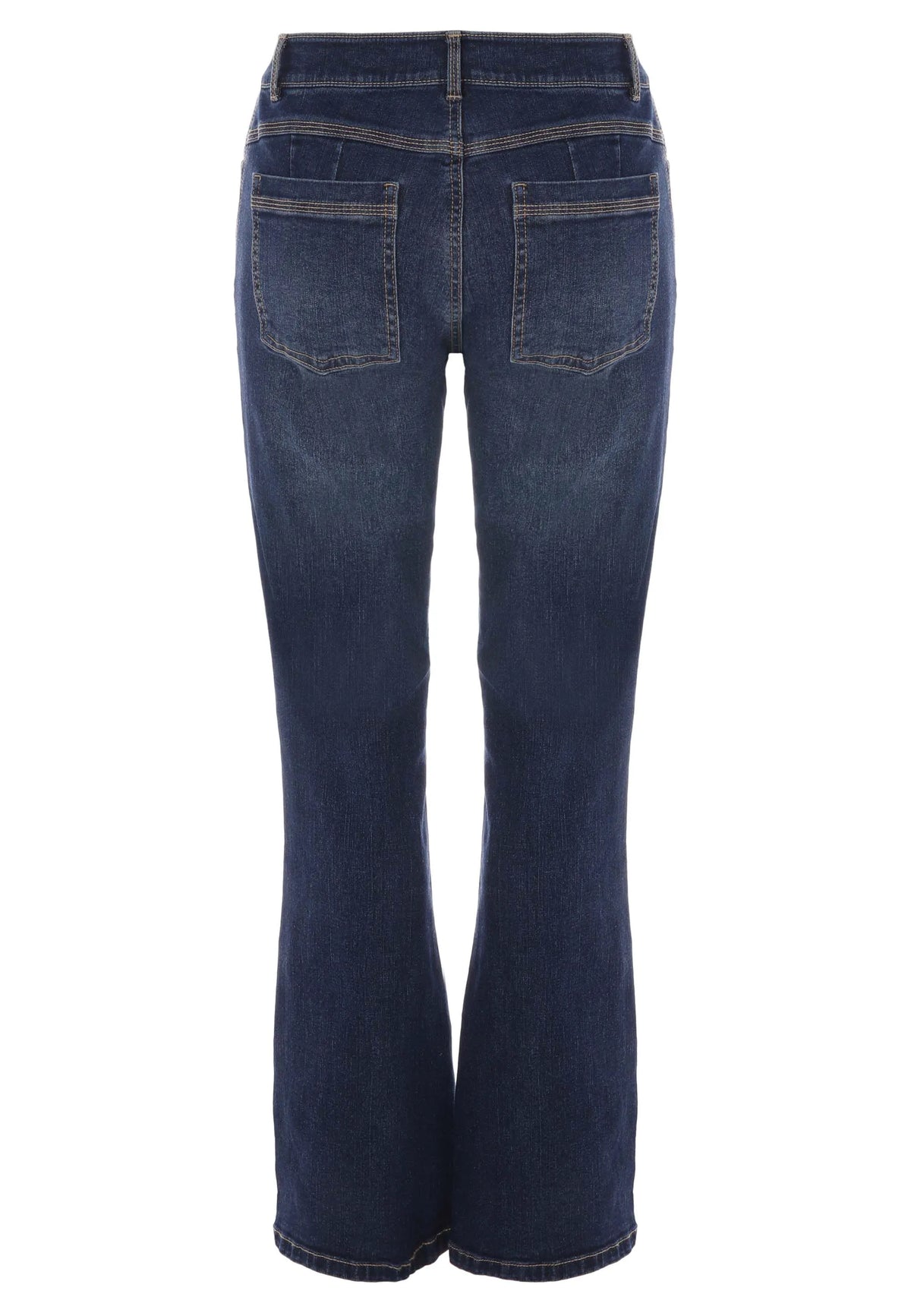 Womens Mid Blue Wash Alexa Bootcut Jeans